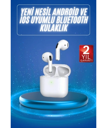 4.Nesil Bluetooth Kulaklık Yüksek Ses Kaliteli Dokunmatik Kontrol Özellikli