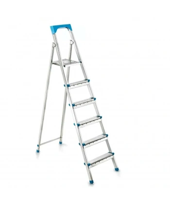 5+1 BASAMAKLI METAL MERDİVEN 125CM 120KG