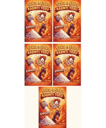 5 Adet Kaşıntı Tozu Şaka Kaşıntı Tozu Eğlence Şaka Amaçlı Toz