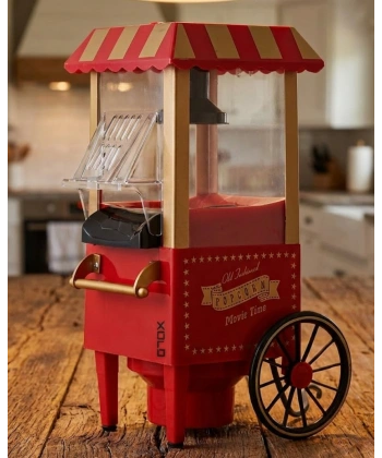 5 Dakikada Popcorn Hazırlayan Yağsız Patlatma Makinesi