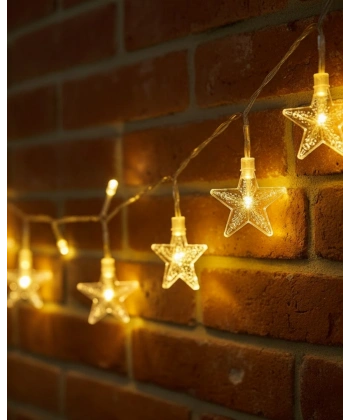 5 Metre Yıldız LED Işık Günışığı Beyaz İç Mekan Dekoratif Aydınlatma