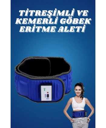 5 Motorlu Titreşimli Masaj Aleti Göbek Kemeri Selülit Cihazı Eritme Zayıflama