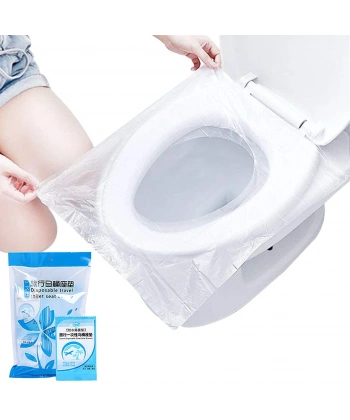 50 Adet Biyobozulur Klozet Kapağı Poşeti Seyahat Tipi Taşınabilir Klozet Kılıfı