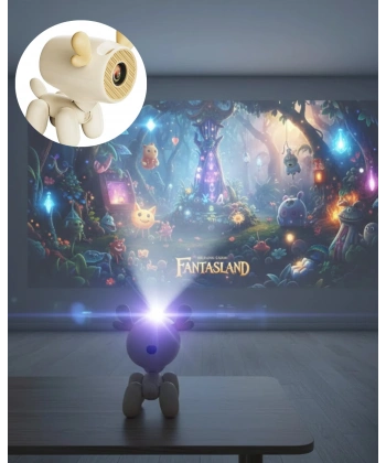 500 ANSI Lümen Parlaklıkta Akıllı Mini Projeksiyon Cihazı