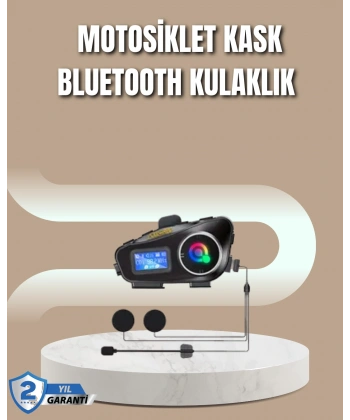 500 Metre İnterkom Mesafeli Kask Kulaklığı Gürültü Engelleyici