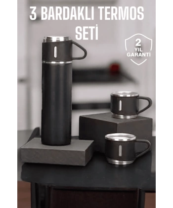 500 ml Kapasiteli Taşınabilir Basınçlı Termos Seti Günlük Kullanım için İdeal