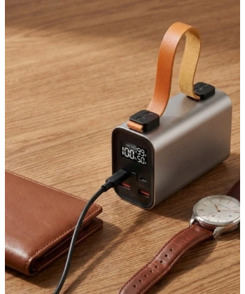 50000 mAh Güçlü Powerbank Dijital Göstergeli Çoklu USB Çıkışlı