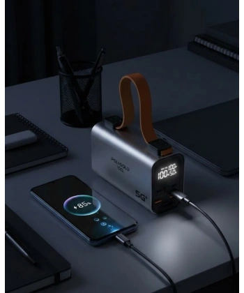 50.000 mAh LED Ekranlı Taşınabilir Şarj Cihazı Süper Hızlı Şarj