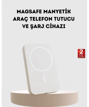 5000mAh Manyetik Powerbank – iPhone Serisi İçin Taşınabilir Kablosuz Şarj Cihazı