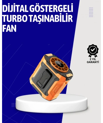 5000mAh Şarjlı Soğutma Fanı Taşınabilir
