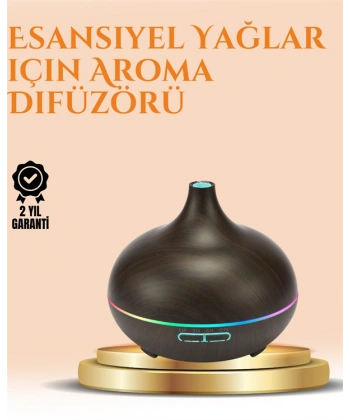 550 ml Ultrasonik Yağ Difüzörü ve Soğuk Buhar Nemlendirici