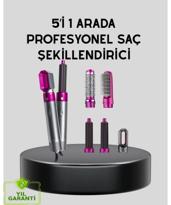5’i 1 Arada Saç Şekillendirme Makinesi Hızlı Kuruma ve Kuaför Kalitesinde Sonuç