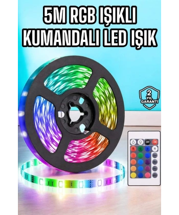 5M RGB Işıklı Her Ortama Uygun Led Işık