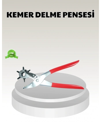 6 Başlıklı Kemer Delme Pense Paslanmaz Çelik Çok Amaçlı