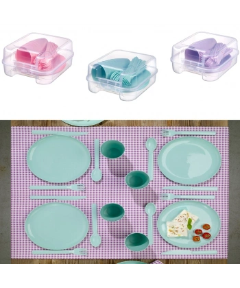 6 Kişilik Çantalı Piknik Seti