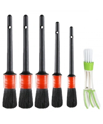 6 Parça Araç Detaylı Temizlik Fırçası İç Dış Temizlik Fırça Seti