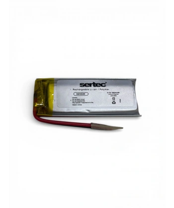 Sertec 601539 3.7V 300 MAh Li-Polymer Pil (Devreli/1.5A)