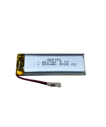 Sertec 601752 3.7V 500 MAh Li-Polymer Pil (Devreli/1.5A)