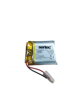 Sertec 602425 3.7V 300mAh Li-Polymer Pil (Devreli/1.5A)