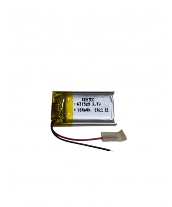 Sertec 631525 3.7V 180 mAh Li-Polymer Pil (Devreli/1.5A)