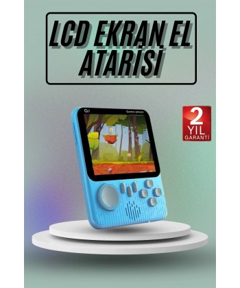 666 Oyunlu Retro El Konsolu Atari 3.5 İnç Taşınabilir Oyun Konsolu