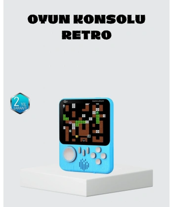 666 Oyunlu Retro Mini Oyun Konsolu – 3.5 LCD Ekran ve Çift Kişilik Oyun