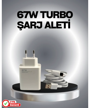 67 Watt Güvenli Hızlı Şarj Adaptörü Samsung M31 M33 M51 Uyumlu