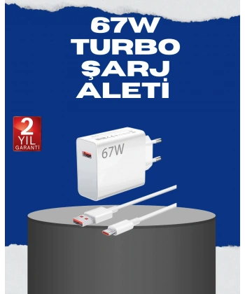 67 Watt Turbo Charge Başlık Vivo Y20 Y35 Y55 Uyumlu