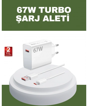 67 Watt Type C Hızlı Şarj Cihazı OnePlus 7 8 9 10 Uyumlu