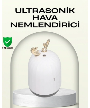 ABS+PP Malzemeli Taşınabilir 220 ml USB Mist Nemlendirici