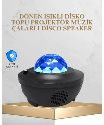 Bluetooth & USB Müzik Çalar Gece Lambası – 50 m² Kapsama, Uzaktan Kumanda