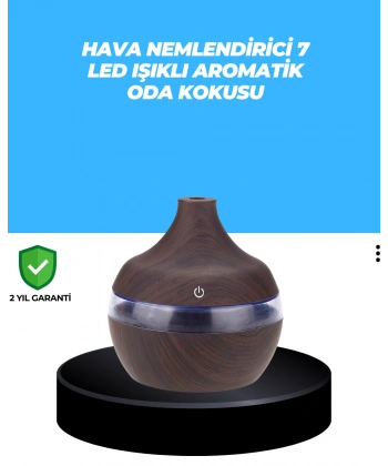 7 Renk Dinlendirici LED Işıklı Aroma Buhar Makinesi