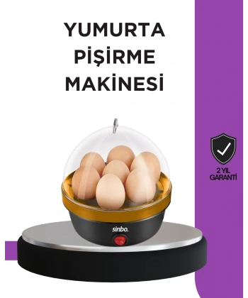 7 Yumurta Kapasiteli Buharlı Yumurta Pişirme Cihazı Sesli Uyarılı