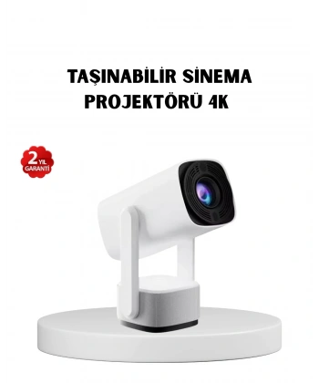 720p HD Projeksiyon Cihazı – Uzun Ömürlü Ampul, Canlı Renkler ve Evde Sinema Keyfi