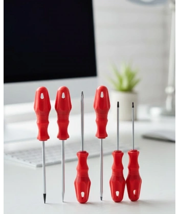 7li Tornavida Seti Düz ve Yıldız Uçlu Çok Amaçlı Kullanım