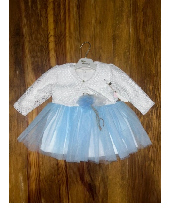 9-18 aylık prenses elbise mavi