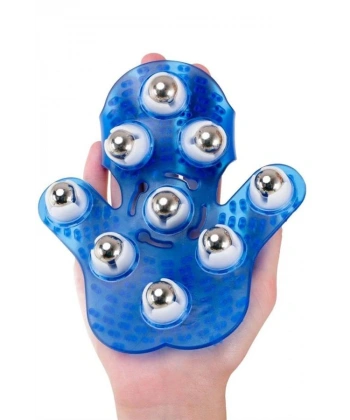 9 Bilyeli Masaj Eldiveni Giyilebilir Plastik Vücut Sıkılaştırıcı