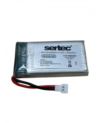 Sertec / 923048 / 3.7V - 1200mAh - 25C BEYAZ SOKET