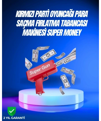 AA Pil ile Çalışan, Kolay Kullanımlı Kâğıt Fırlatıcı Oyuncak