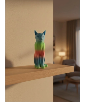 AÇIK RAİNBOW KEDİ