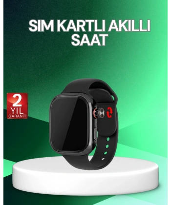 Adımsayar ve Nabız Ölçerli SIM Kartlı Akıllı Saat