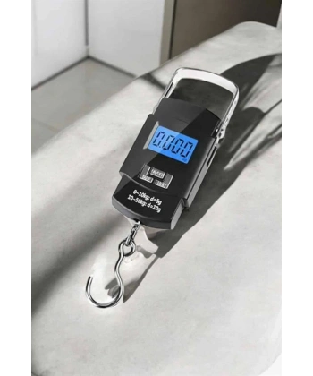 Ağırlık Ölçer 50 Kg El Terazisi El Kantarı Pilli Led Ekran