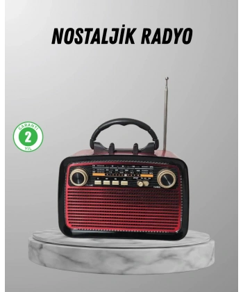 Ahşap Dokulu Bluetooth Müzik Kutusu – Vintage LED Tasarımıyla Modern Ses Deneyimi