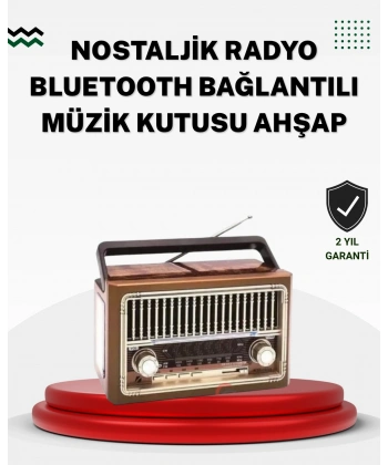 Ahşap Görünümlü Masaüstü Bluetooth Cihaz