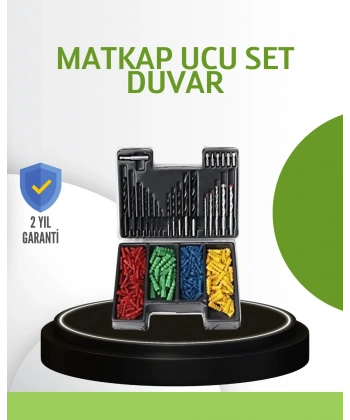 Ahşap Metal Beton Delme Uç Seti Organizerli Karbon Çelik Matkap Ucu