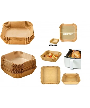 Airfreyer Fritöz Kağıdı Kare XL / XXL 50li