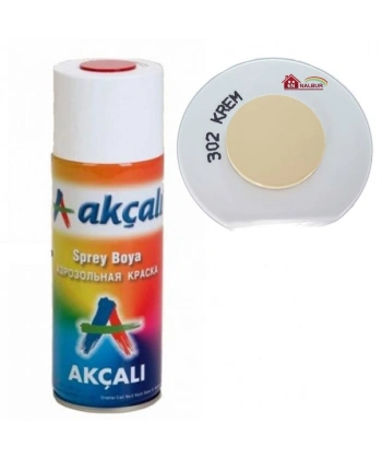 Akçalı Sprey Boya 400 ml 302 Krem