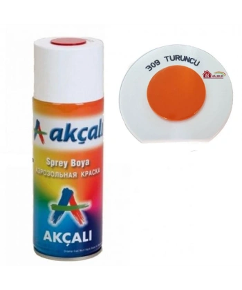 Akçalı Sprey Boya 400 ml 309 Turuncu