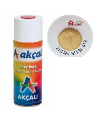 Akçalı Sprey Boya 400 ml 310 Altın Yaldız