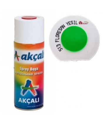Akçalı Sprey Boya 400 ml 513 Florasan Yeşil